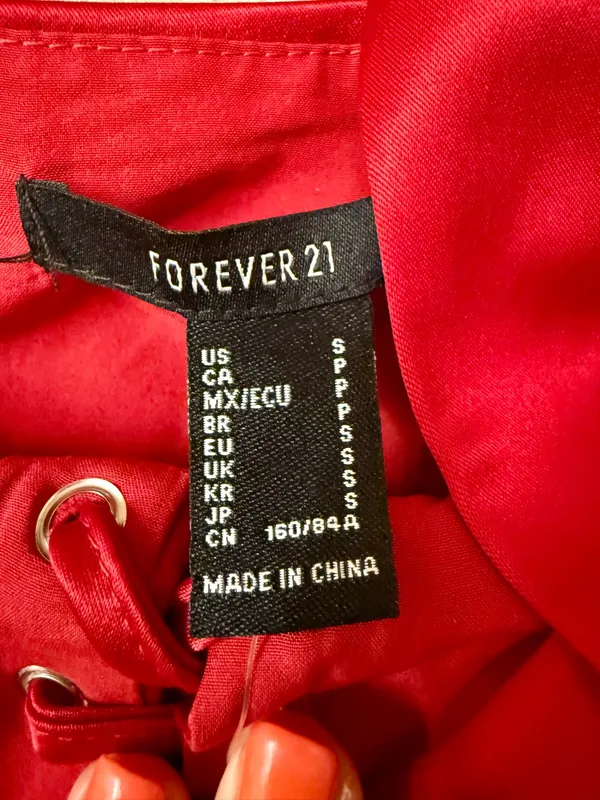 New Red Forever 21 Corset - Image 2