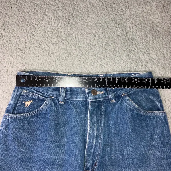 Vtg Wrangler Straight Leg Jeans Women 14 High Rise USA‎ Made 70s 80s Sustainable - Image 4
