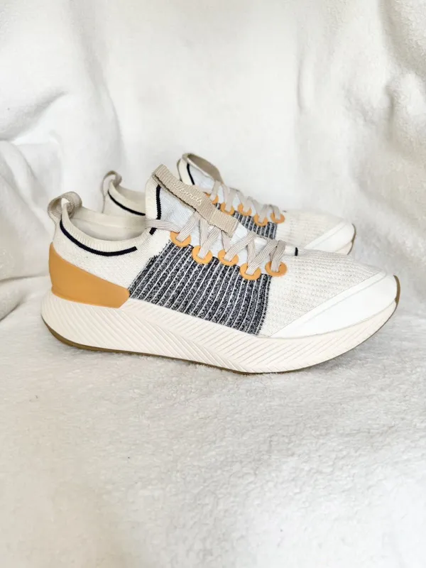 Allbirds Tree Glider Womens Size 10 Ivory Blue Athletic Running Shoes Sneakers - Image 7