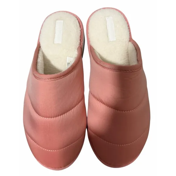 Anthropologie Maeve Puffy Platform Slippers Pink Women's Size‎ Large 10-11 - Image 5