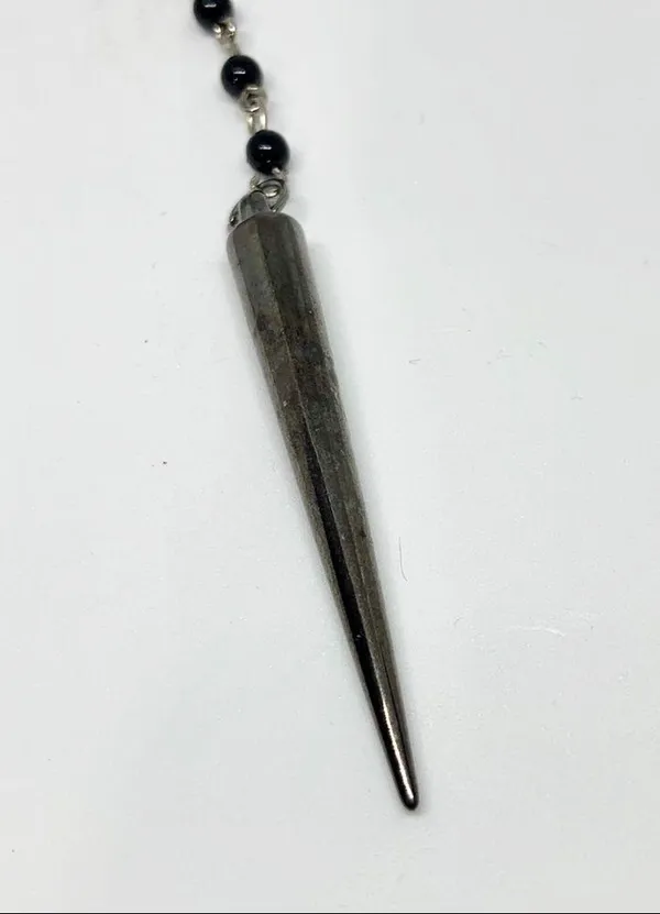 Spike Rosary Chocker Punk Goth Necklace New TBM - Image 9