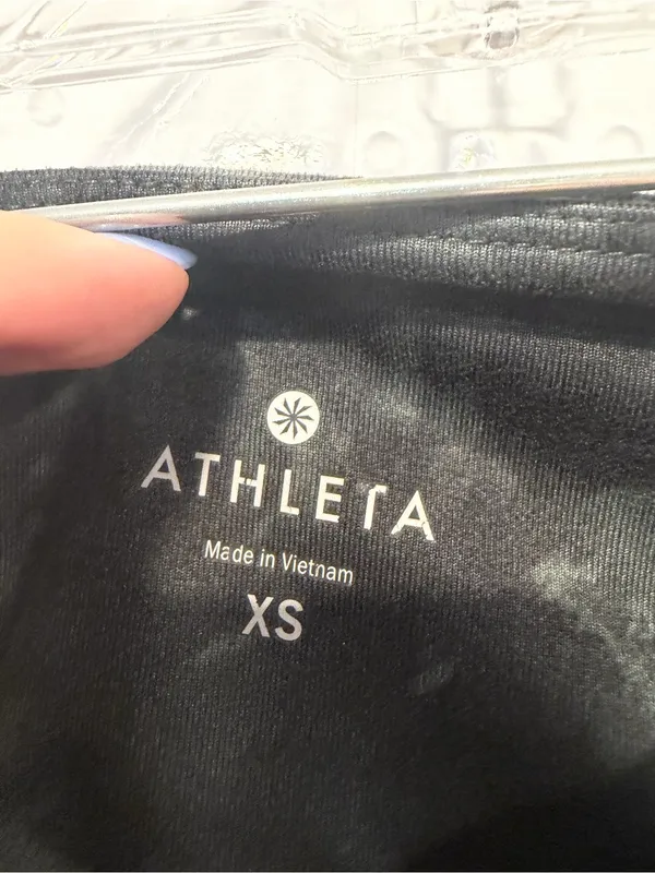 Athleta Black Tie-Dye‎ Active Leggings - Image 2