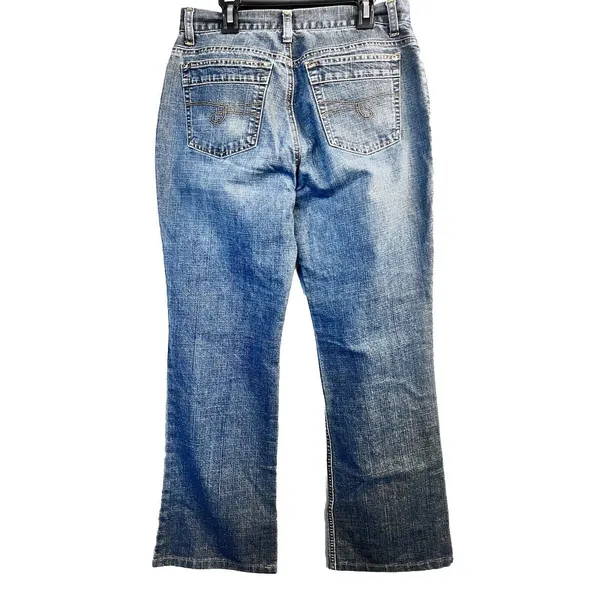 Jones New York Sport Flare Boot Cut Jeans Women 28” Waist Denim Pants Stretch‎ - Image 3