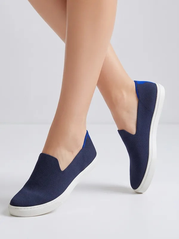 Rothy's The Original Slip-On knit blue Loafers size 8 - Image 2