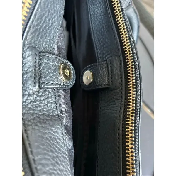 Kate Spade NY Textured Black Leather Satchel - Image 13