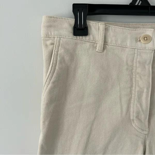 Aritzia Wilfred Free Modern Cargo Pant Birch Off White Cream 10 NWOT - Image 3