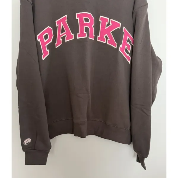 Parke x Dunkin' Varsity Mockneck Dunkin Espresso Size L/XL - Image 5