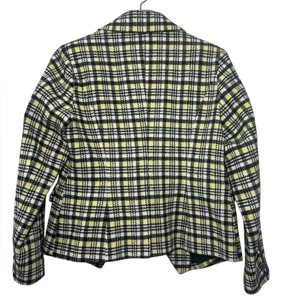 Anthropologie Avec Les Filles Wool Blend Blazer Jacket Plaid Fall Aesthetic - Image 3
