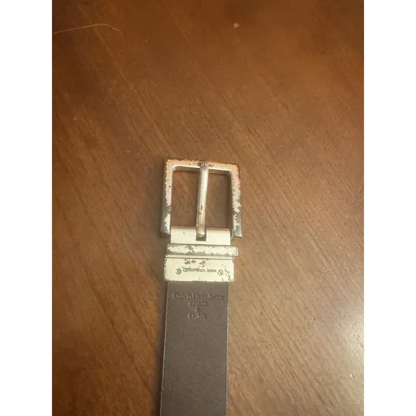 Calvin Klein Men's Black or Brown Leather Reversible Belt Size S - Image 6