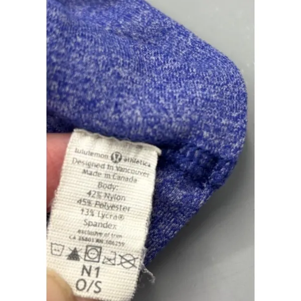 Lululemon Purple Heathered Stretchy Headband Womens One Size‎ - Image 3