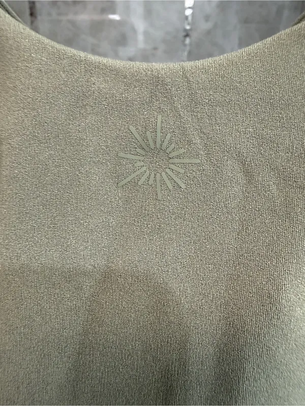 Aerie Offline Olive Green Scoop Neck Crop Tank Top - Women's XXS (new with tags) - Image 6