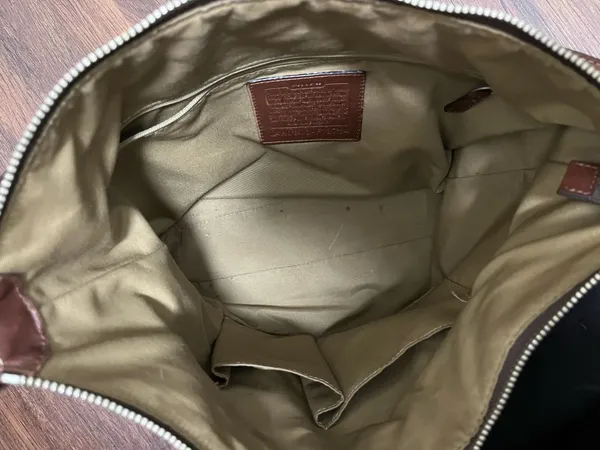 Vintage Coach Leather Bag - Image 5