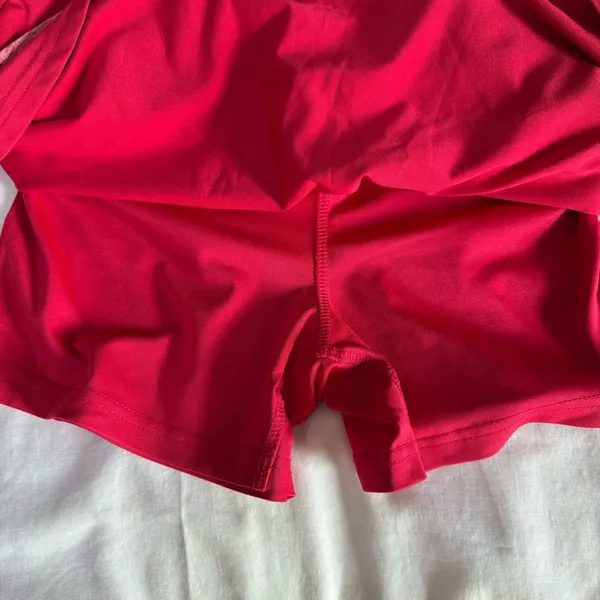 Bolle Pull On Tennis Golf Pickleball Women Skort Skirt w/ Shorts Size Large Pink - Image 3