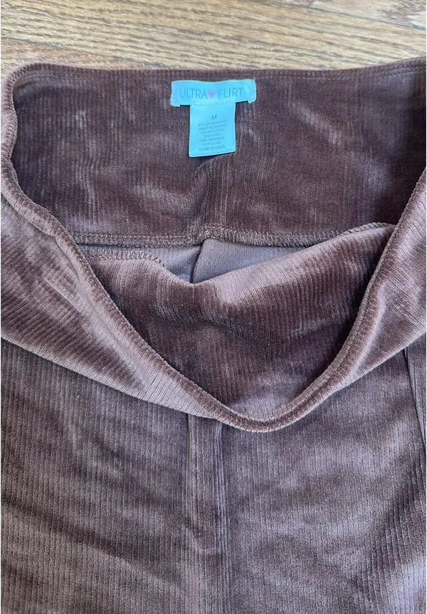 Ultra Flirt Soft corduroy mini skirt - Image 2