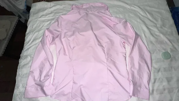 Women’s Button Down shirt Pink - Image 2