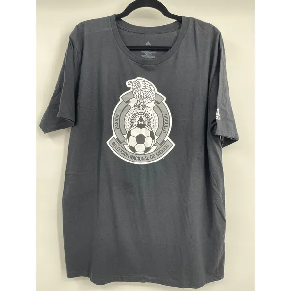 Adidas Womens Black Mexico Football Soccer National Team Logo T Shirt NEW Large - Image 10