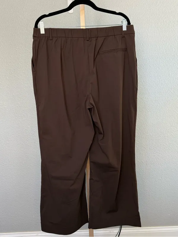 NWT Halara Flex Mid Rise Straight Leg Work Pants Size XL Pockets - Image 2