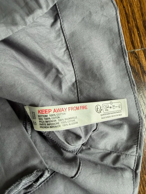 Free People Free-est Collection Mini Skirt 100% Cotton Gray Boho Beach Prairie - Image 6