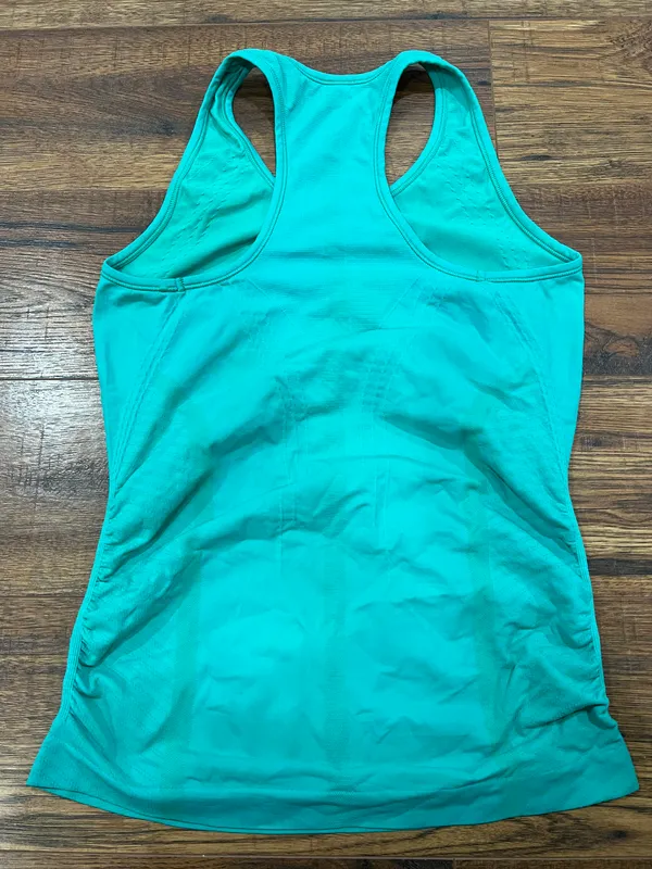Athleta Speeding Seamless Tank Sz S Minty Sea Green Colors - Image 8