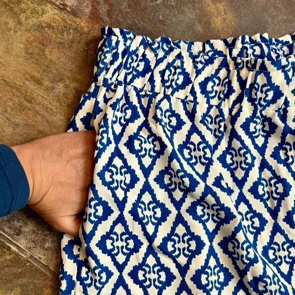 New! NWT Fashion Pull-on Print Wide Leg Pants XL - Image 6