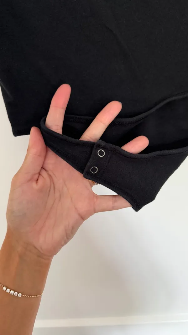 Abercrombie Black Soft AF Bodysuit - Image 4