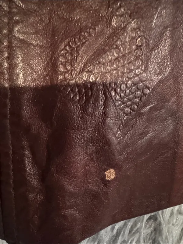 Women's Two-Tone Brown Leather Blazer Jacket. 🚨Limited liquidation🚨 - Image 4