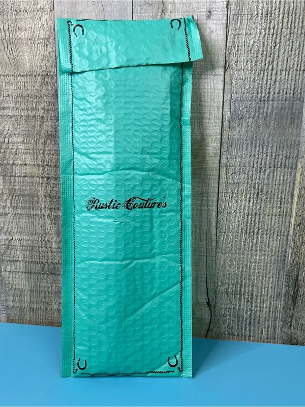 Rustic Couture Braided Tassle with Faux Turquoise Stones in a Silver Tone Concho - Image 10