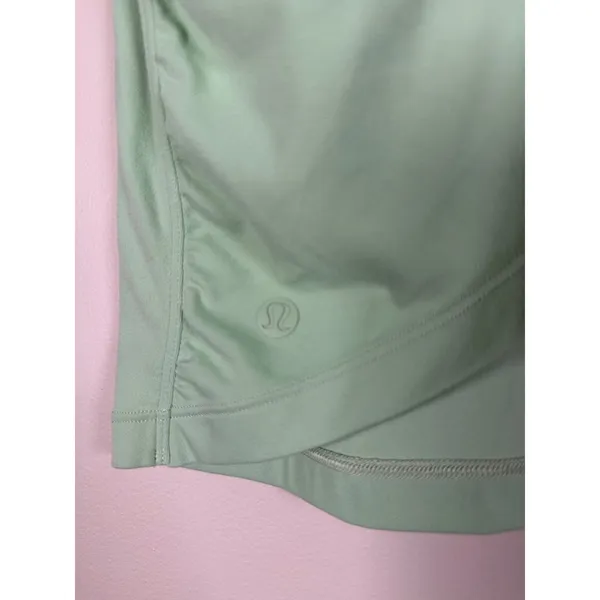 Lululemon All It Takes Tank Top‎ Mint Green Open Back Keyhole Activewear Womens - Image 4