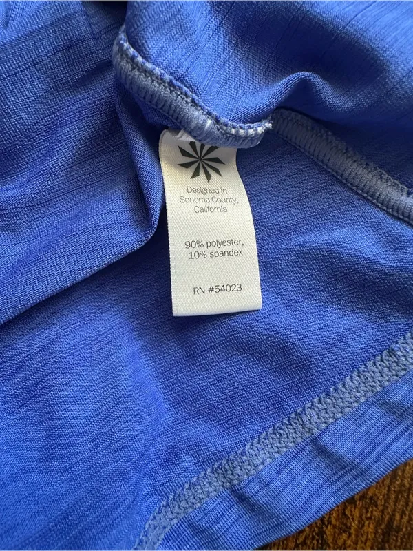 Athleta  Blue Short-Sleeve athletic Top - Image 6