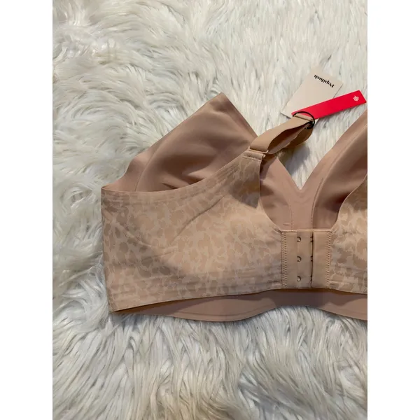 Popilush Women's Size XL Seamless Wireless Jelly Leopard Contour Minimizer Bra - Image 6