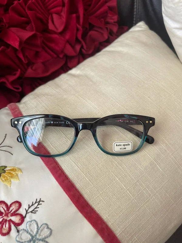Kate Spade new york Rebecca 49mm Reading Glasses SKY BLUE , 1.0 - Image 5