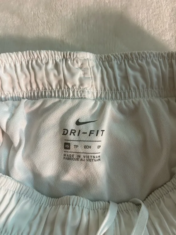 White Nike Running Shorts - Image 5
