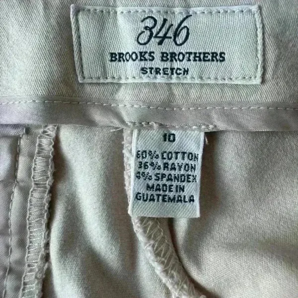 Brooks Brothers 346 Straight Pants Slacks‎ Size: 10 - Image 5