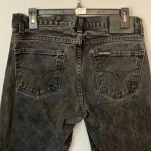 Vintage 2002 Harley Davidson 100% Cotton Black Non Ripped Size 12R #700 - Image 9
