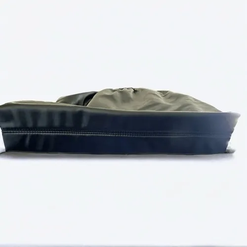 A‎ New Day Black Faux Leather Gathered Tote Bag - Image 4