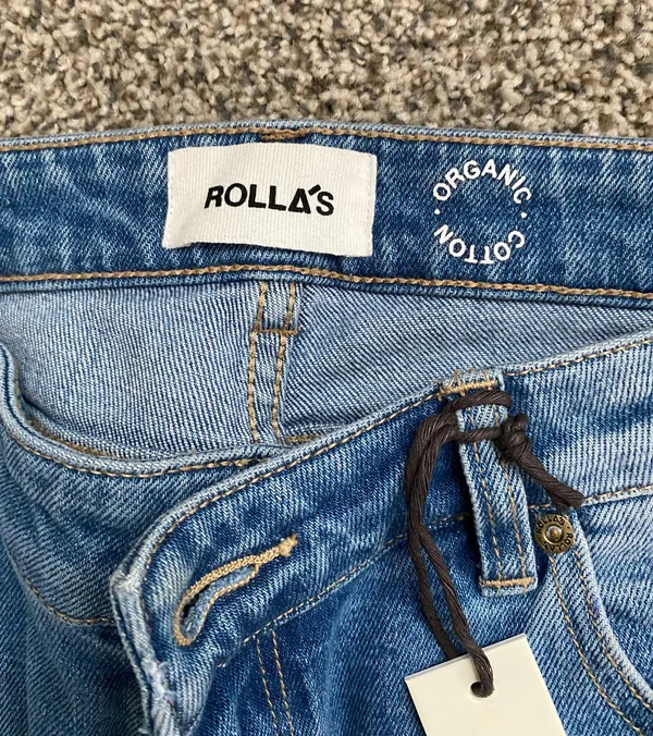 Rolla’s Dallas Low Bootcut Jeans-Karen Blue - Image 3