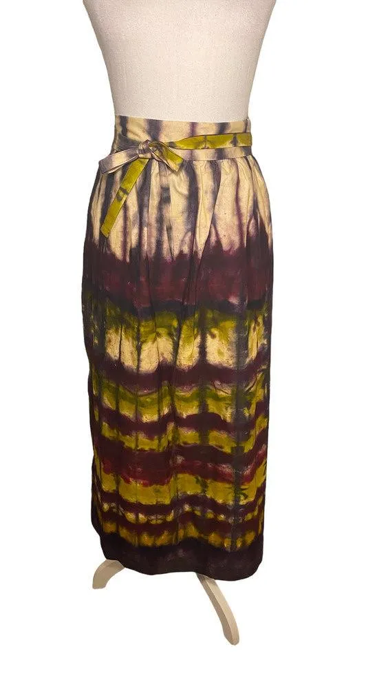 NWT Anthropologie Tiny Heidi Tie Dye Midi Wrap Skirt, Size XS - Image 3