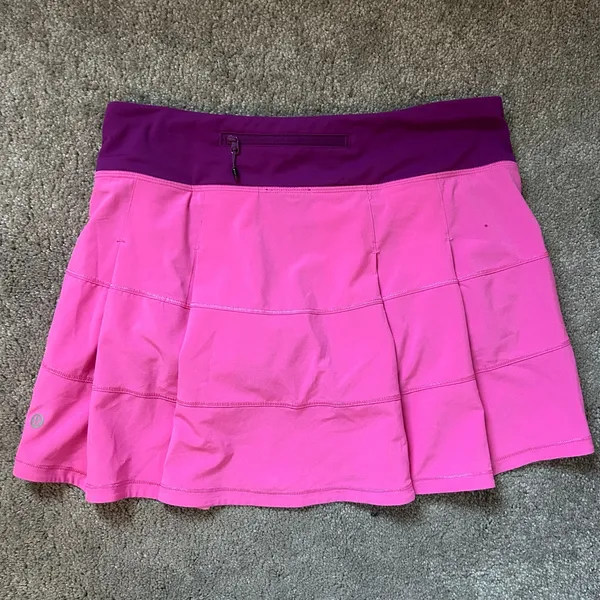 Lululemon Rare Colorblock Pace Rival Pink Paradise Skort Size 6 - Image 5