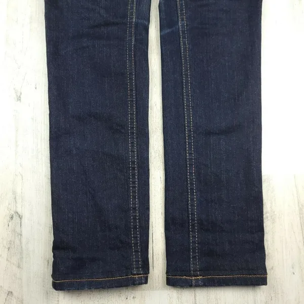 MEK DNM Moscow Women’s Bootcut Jeans Dark Wash Size 28 Classic Denim - Image 4