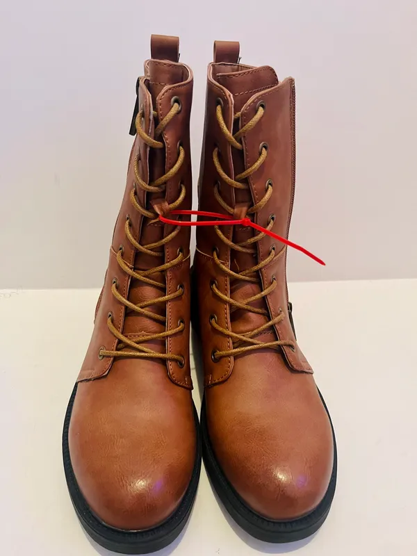 Allot Women’s Mid Calf Military Combat Boots - Image 3