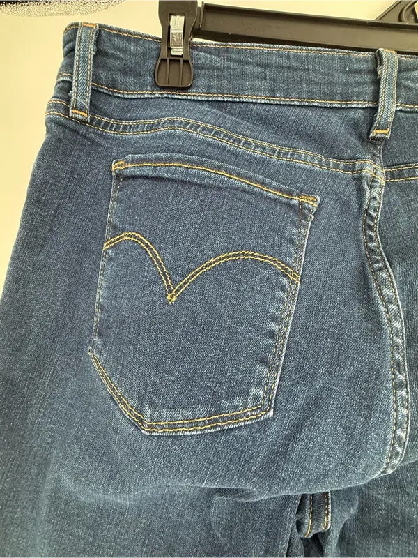 Levi's 711 Skinny Dark Blue Skinny Jeans - Women's 30x30 - Image 8