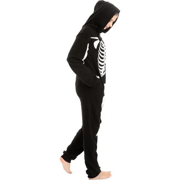 Spooktacular Creations Halloween Skeleton Costume Unisex Jumpsuit Union Suit LG - Image 6