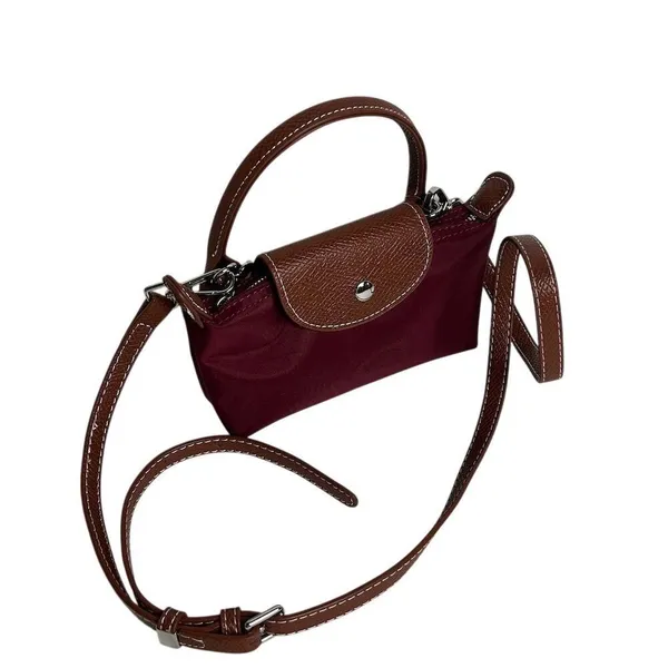 Therapy Boutique Women's‎ Mini Crossbody Bag Burgundy Adjustable Strap - Image 9