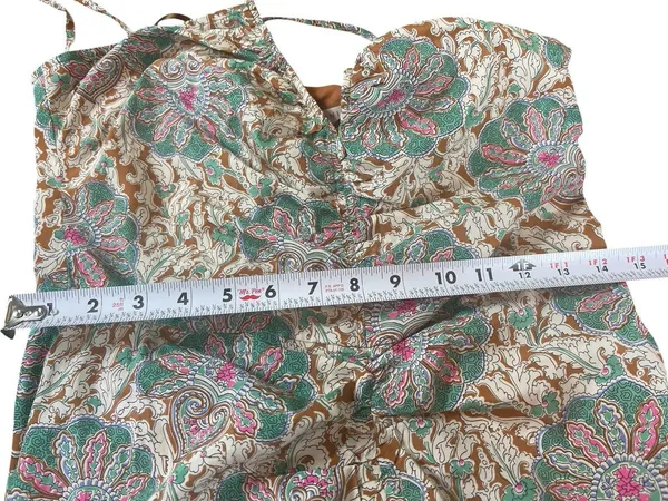 Veronica Beard Aldana Silk Floral Ruched Halter Dress Midi Size 8 MRSP $498 - Image 13
