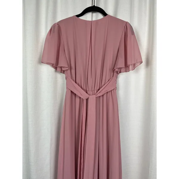 Jessakae Dusty Pink Eloise Chiffon Maxi Dress Sz.S - Image 8