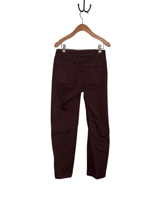 Studio Blue Brown Relaxed Utility Pocket Pants - Image 7