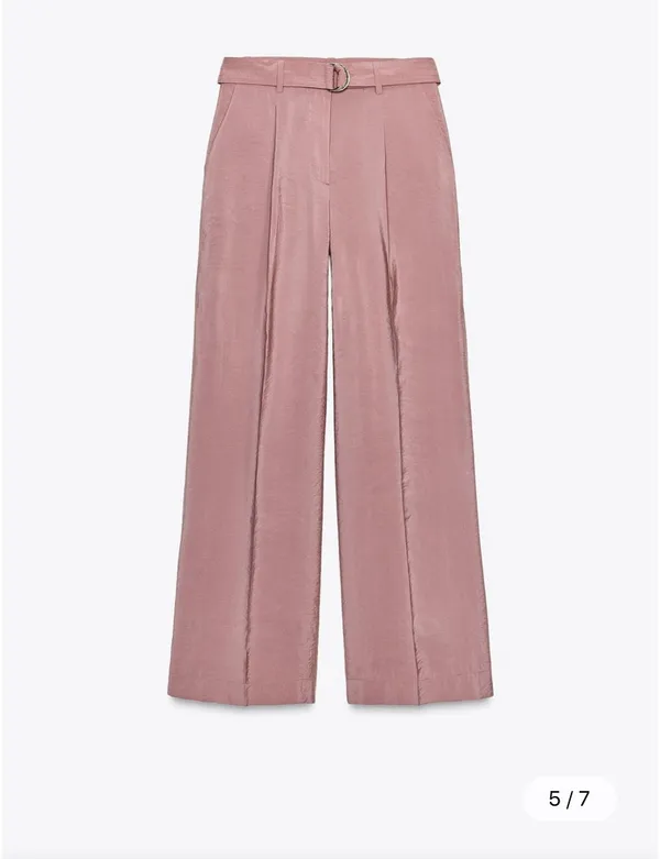 Zara NWOT Wide-leg trousers with a waistband - Image 2