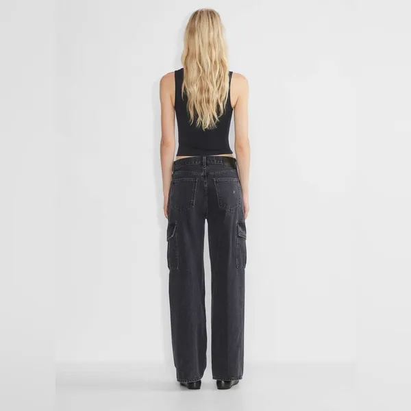 Aritzia Denim Forum The Farrah Hi-rise Cargo Jean Size 24 - Image 7