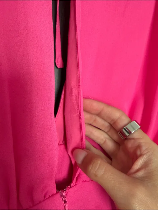 More To Come x Revolve Kimberly Romper Pink - Image 6