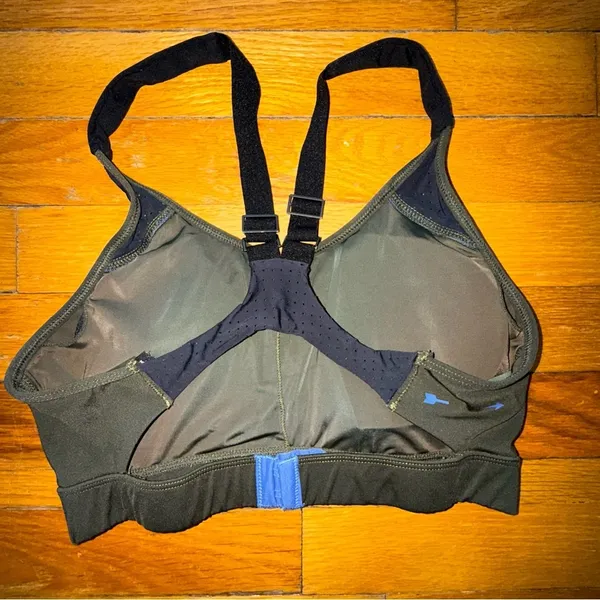 THE UPSIDE Revolve Sports Bra Green Black Small‎ - Image 2